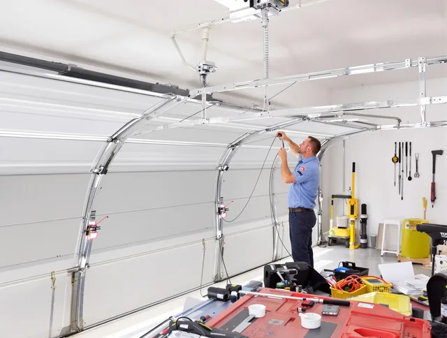 Garage door cable repair service by Miami Beach Garage Door Repair in Miami Beach