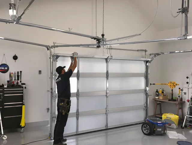 Miami Beach Garage Door Repair certified team performing precision garage door installation in Miami Beach
