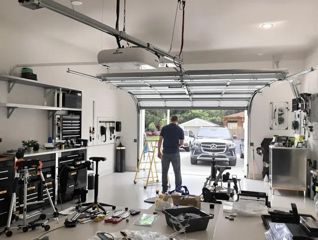 Garage door opener installation by Miami Beach Garage Door Repair in Miami Beach