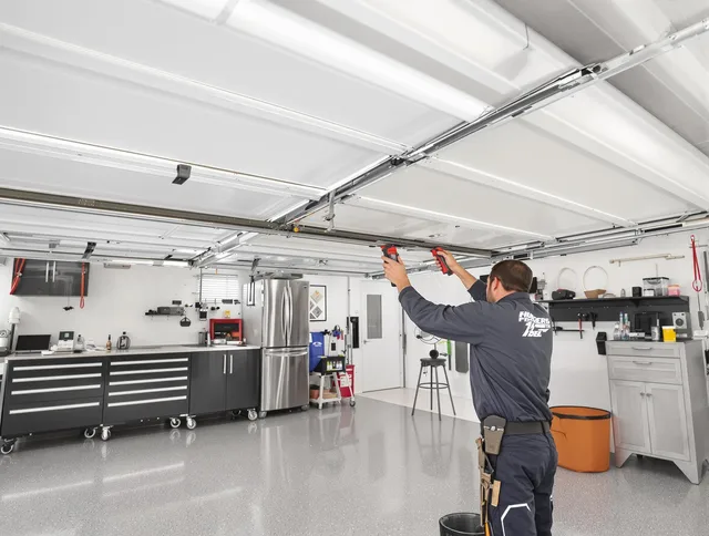 Overhead garage door repair service by Miami Beach Garage Door Repair in Miami Beach